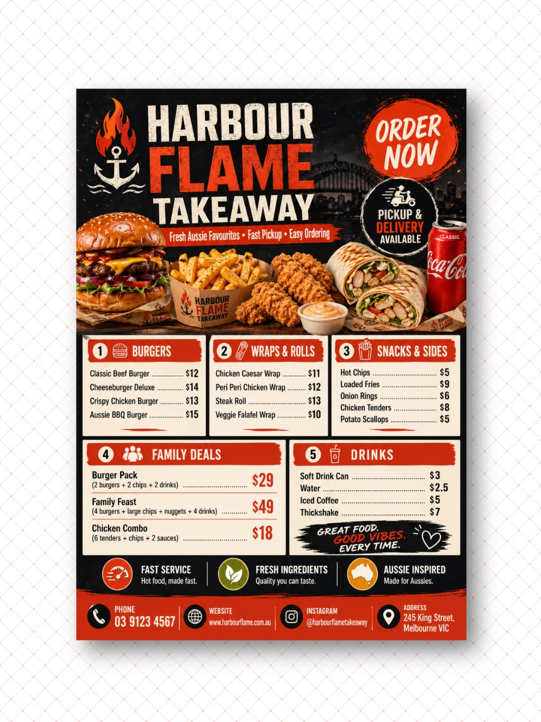 Retail poster design